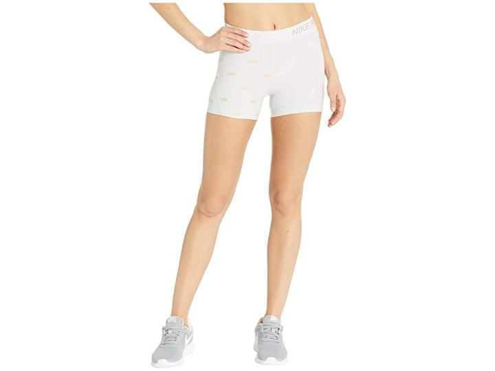 Nike Pro Shorts Metallic (vast Grey/atmosphere Grey) Women's Shorts