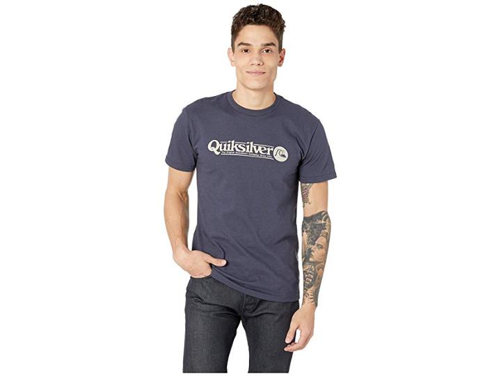 Quiksilver Art Tickle Mto Tee (blue Nights) Men's T Shirt