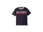 Tommy Hilfiger Kids Hilfiger Logo Graphic Tee (big Kids) (swim Navy) Boy's T Shirt