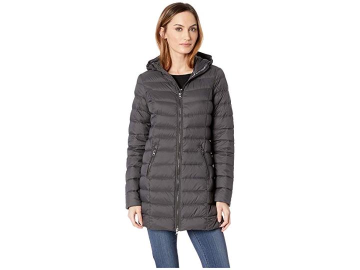Ilse Jacobsen Light Down Coat (dark Antracite) Women's Coat