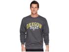 Champion College Oregon Ducks Eco(r) Powerblend(r) Crew (granite Heather) Boy's Short Sleeve Pullover