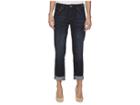 Kut From The Kloth Amy Crop Straight Leg-roll Up Frey Jeans (acknowledging/euro Base Wash) Women's Jeans