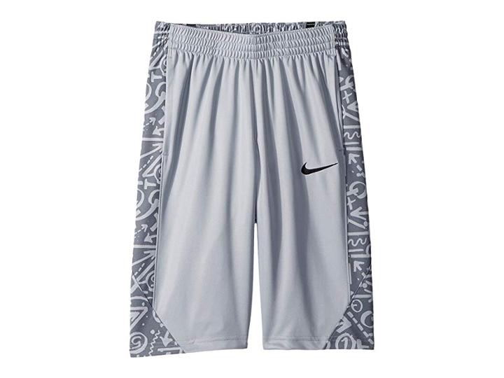 Nike Kids Dry Avalanche Aop Basketball Shorts (little Kids/big Kids) (wolf Grey/black/black/black) Boy's Shorts