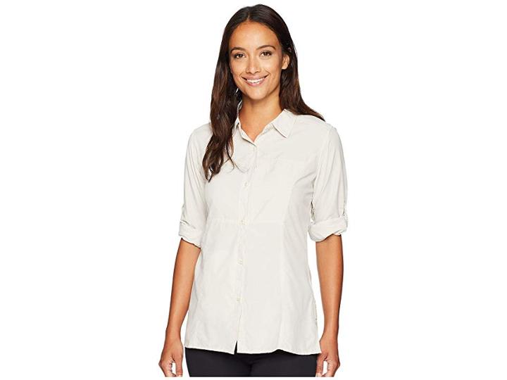 Exofficio Lightscapetm Long Sleeve Shirt (malt) Women's Long Sleeve Button Up