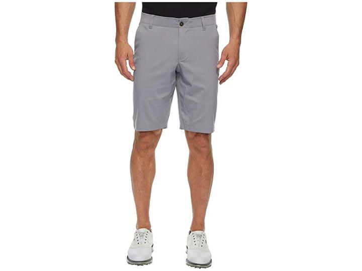 Under Armour Golf Ua Showdown Tapered Shorts (zinc Gray/steel Medium Heather/zinc Gray) Men's Shorts