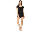Only Hearts Venice Tie Back Romper (black) Women's Jumpsuit & Rompers One Piece