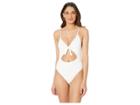 L*space Crossroads Texture Miss Molly One-piece (cream) Women's Swimsuits One Piece