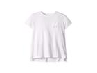 Vineyard Vines Kids Short Sleeve Vintage Whale Pocket T-shirt (toddler/little Kids/big Kids) (white Cap) Girl's T Shirt
