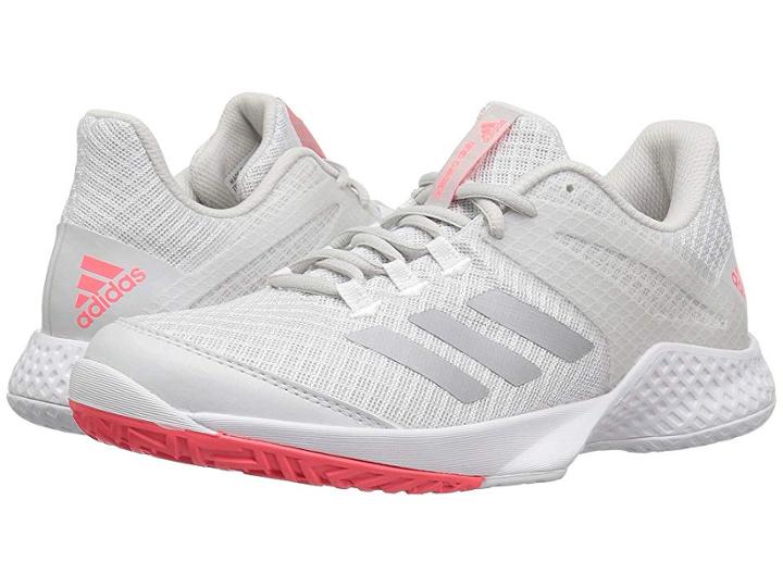 Adidas Adizero Club 2 (white/matte Silver/grey 1) Women's Shoes