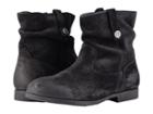 Birkenstock Sarnia (black Waxed Suede 2) Women's Boots