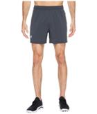 Under Armour Ua Launch Stretch Woven 5 Shorts (black/quirky Lime/reflective) Men's Shorts