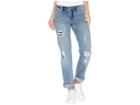 Kut From The Kloth Catherine Boyriend Cut Out Back Pocket Jeans In Excellent (excellent/medium Base Wash) Women's Jeans