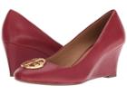 Tory Burch Chelsea 65mm Wedge (dark Redstone) Women's Shoes