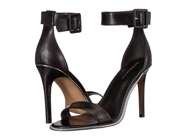 Bcbgeneration Janet (black Leather) Women's Dress Sandals