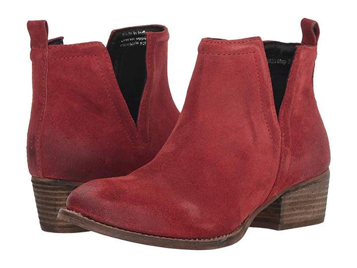 Diba True Stop By (rouge Suede) Women's Boots
