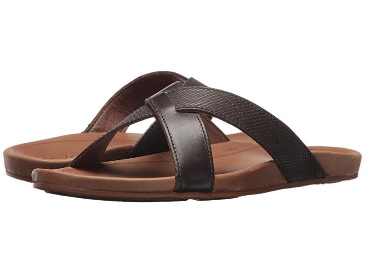 Olukai Pahe'e (dark Java/tan) Women's Sandals