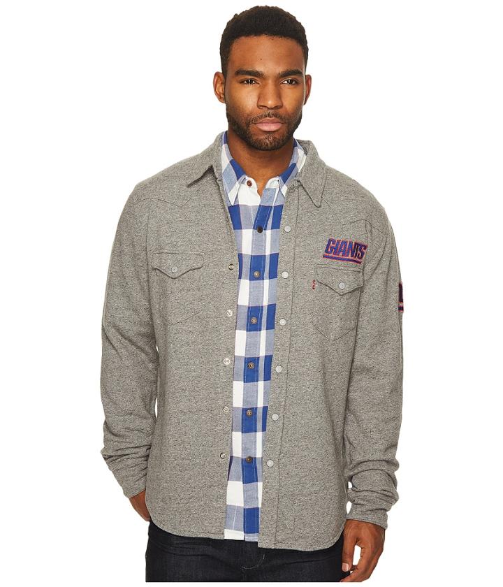Levi's(r) Mens Ny Giants Nfl Western Sweatshirt (heather Grey) Men's Sweatshirt