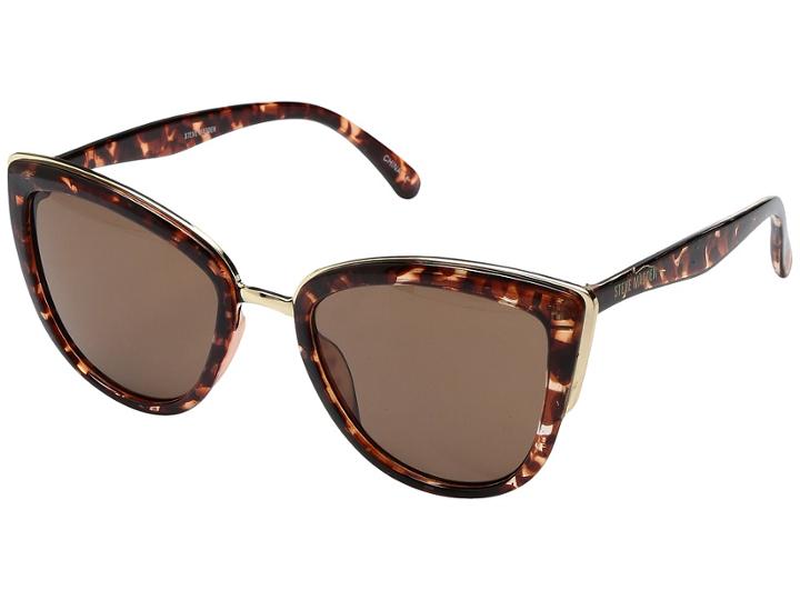 Steve Madden Penelope (tortoise) Fashion Sunglasses