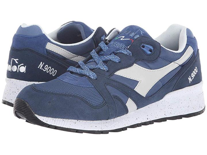 Diadora N9000 Speckled (true Navy/insignia Blue) Athletic Shoes