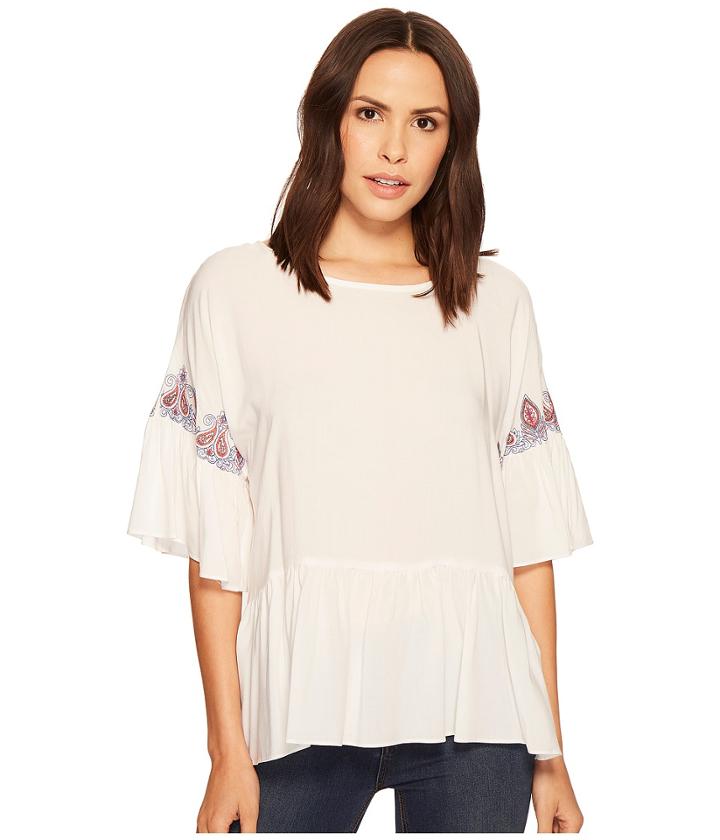 Ariat Aria Top (snow White) Women's Blouse