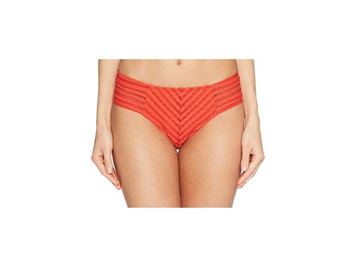 Robin Piccone Carly Hipster Bottom (pimento) Women's Swimwear