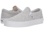 Vans Classic Slip-ontm ((jersey) Gray/true White) Skate Shoes