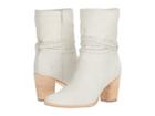Frye Naomi Pickstitch Mid (white Soft Vintage Bovine) Women's Boots