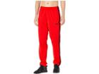 Adidas Essentials 3-stripes Tricot Track Pants (active Red/black) Men's Casual Pants