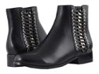 Vaneli Rheta (black Nappa/gold Hardware) Women's Zip Boots