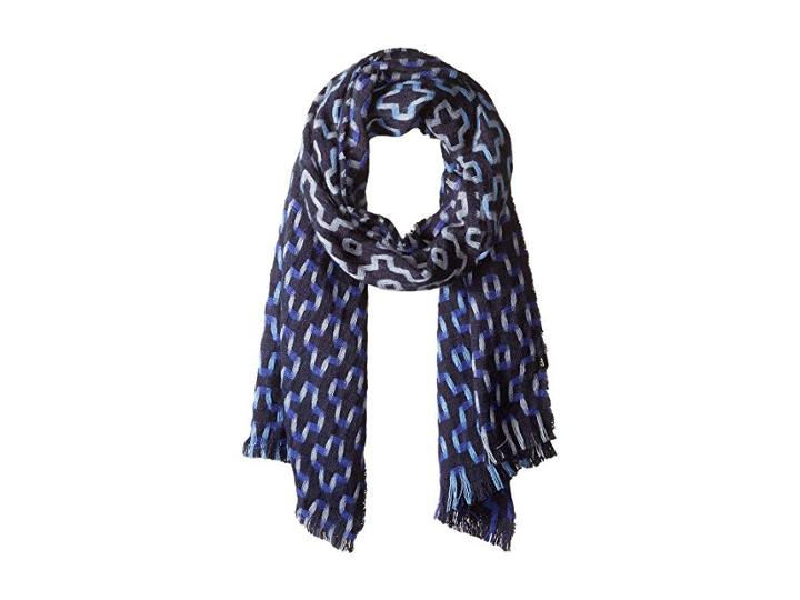 Echo Design Multicolored Geo Scarf (echo Navy) Scarves