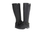 Fitzwell Menier Buckle Wide Calf (black Leather) Women's Zip Boots