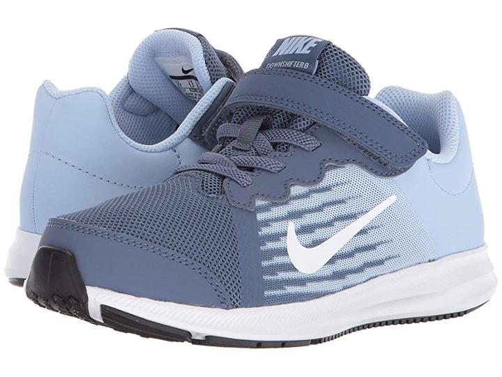 Nike Kids Downshifter 8 (little Kid) (diffused Blue/white) Girls Shoes