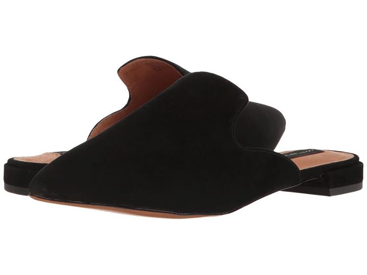 Steven Valent Mule (black Suede) Women's Shoes