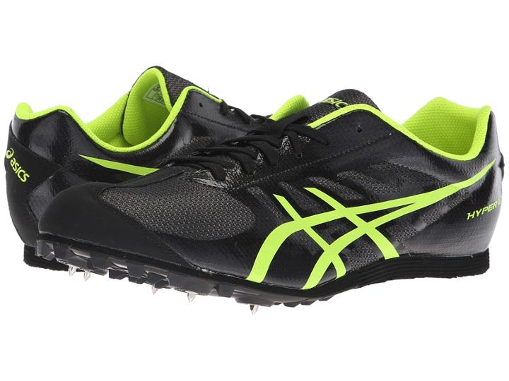 Asics Hyper(r) Ld 5 (white/black/safe Yellow) Men's Running Shoes