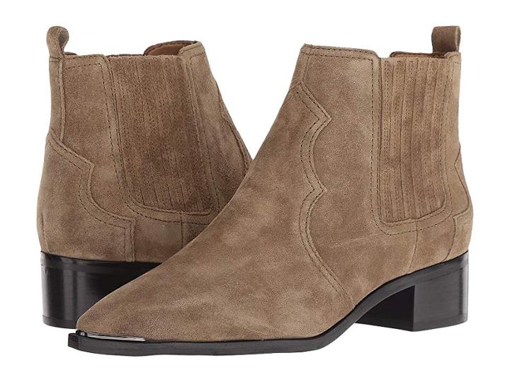 Marc Fisher Ltd Yohani Bootie (light Green Suede) Women's Shoes