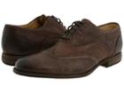 Frye Harvey Wingtip (dark Brown) Men's Lace Up Wing Tip Shoes