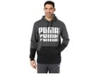 Puma Rebel Up Hoodie Fleece (dark Grey Heather) Men's Sweatshirt
