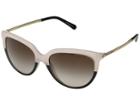 Michael Kors Sue 0mk2051 55mm (milky Ivory/black/smoke Gradient) Fashion Sunglasses