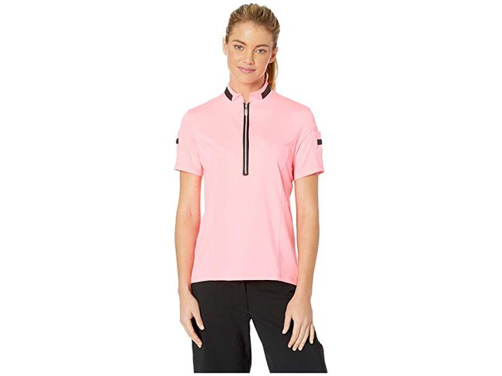 Jamie Sadock Short Sleeve Top (luminosity Pink) Women's Clothing