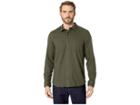 Toad&co Flannagan Solid Long Sleeve Shirt (rustic Olive Heather) Men's Long Sleeve Button Up