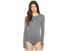 Hanro Soft Touch Long Sleeve Bodysuit (soft Touch Melange) Women's Jumpsuit & Rompers One Piece