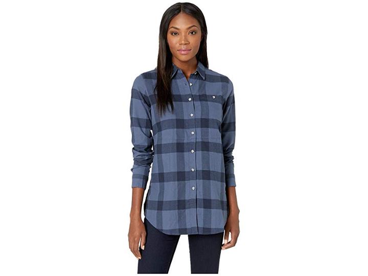 Mountain Hardwear Pt. Isabel Long Sleeve Tunic (zinc) Women's Long Sleeve Button Up