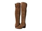 Frye Clara Over-the-knee (cashew Oiled Suede) Women's Boots