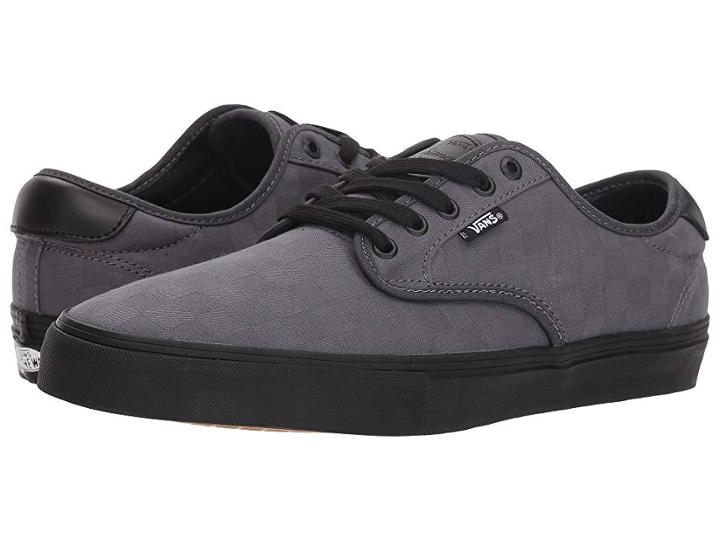 Vans Chima Ferguson Pro ((jacquard Checkerboard) Asphalt/black) Men's Skate Shoes