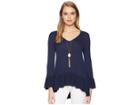 Lilly Pulitzer Adela Sweater (true Navy) Women's Sweater