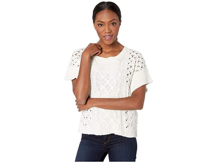 Prana Patchwork Sweater (bone) Women's Sweater