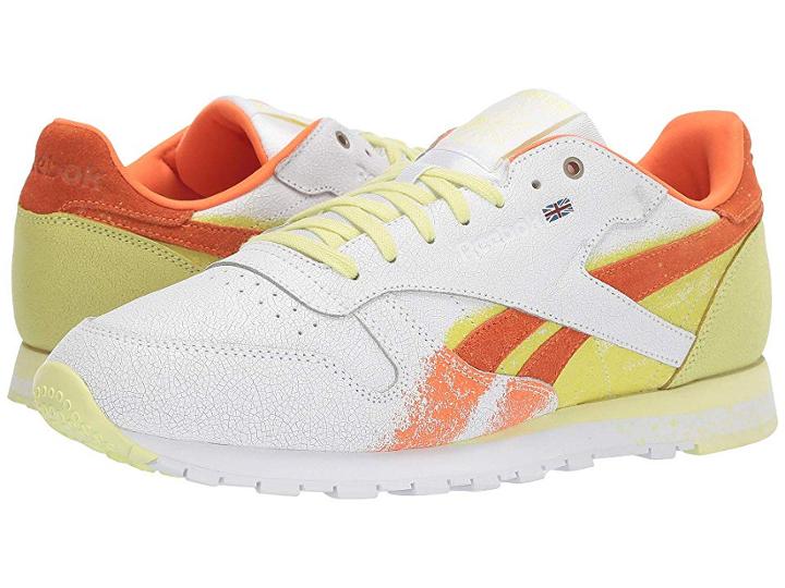 Reebok Classic Leather Montana (white/pure Orange/poison) Men's Shoes