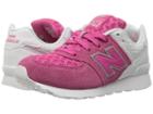 New Balance Kids 574 Breathe (little Kid) (pink/white) Girls Shoes