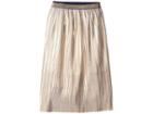 Kate Spade New York Kids Metallic Skirt (big Kids) (gold Metallic) Girl's Skirt