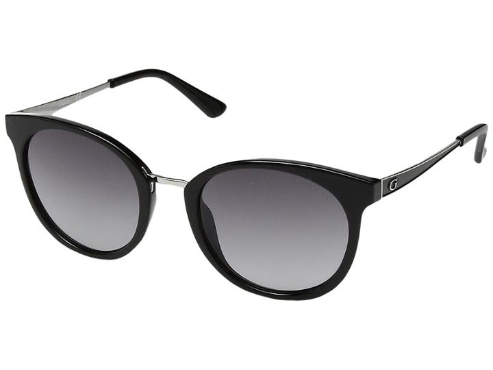 Guess Gu7459 (shiny Black/gradient Smoke) Fashion Sunglasses